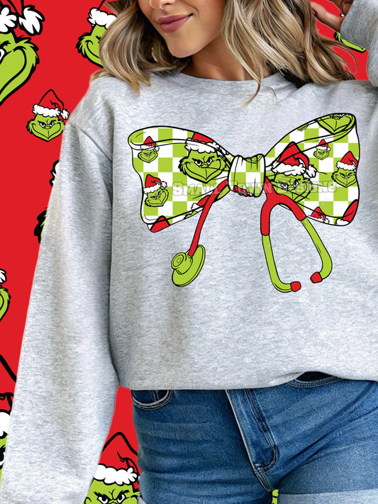 Grinch with stethoscope