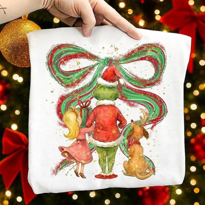 Grinch Cindy and Max Bow